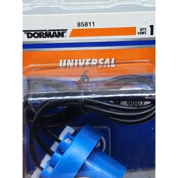 Adv Universal Headlight Socket Harness By Dorman 85811 9004/9007 Blue & Black - Picture 2 of 10